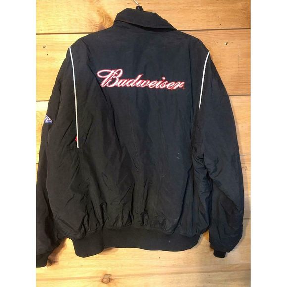 White Graye Budweiser XXL Winter Windbreaker Coat - Picture 5 of 5